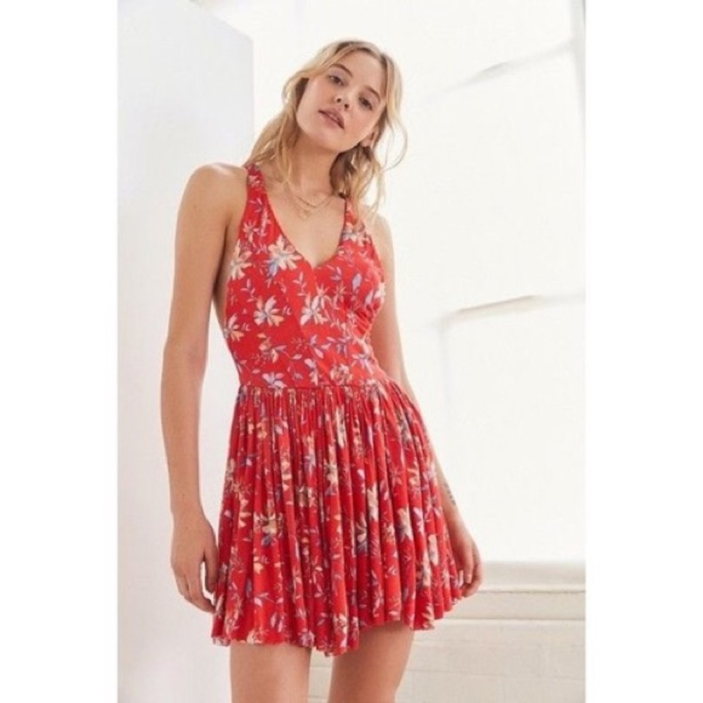 Urban Outfitters Kimchi Fit and Flare Romper